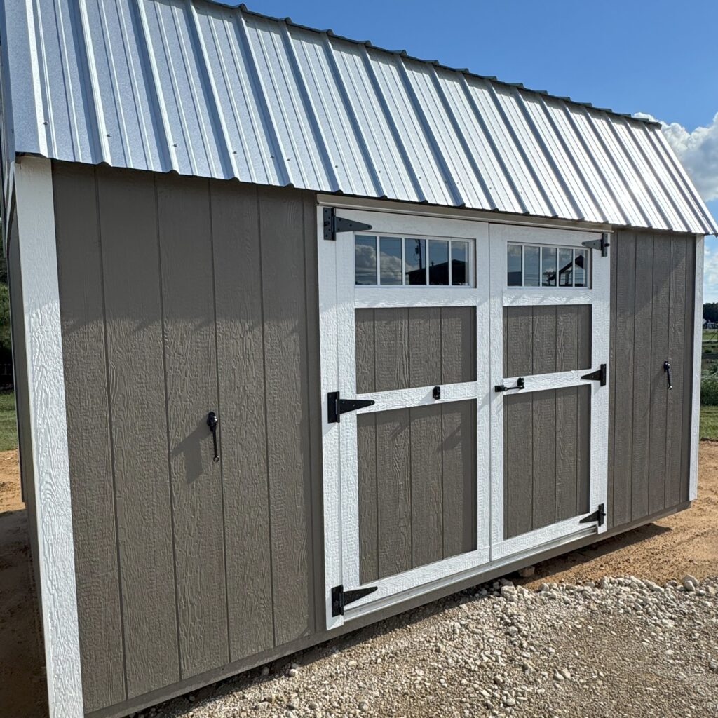 10 x 14 Lofted Barn with Side-entry, North TX. Area Only