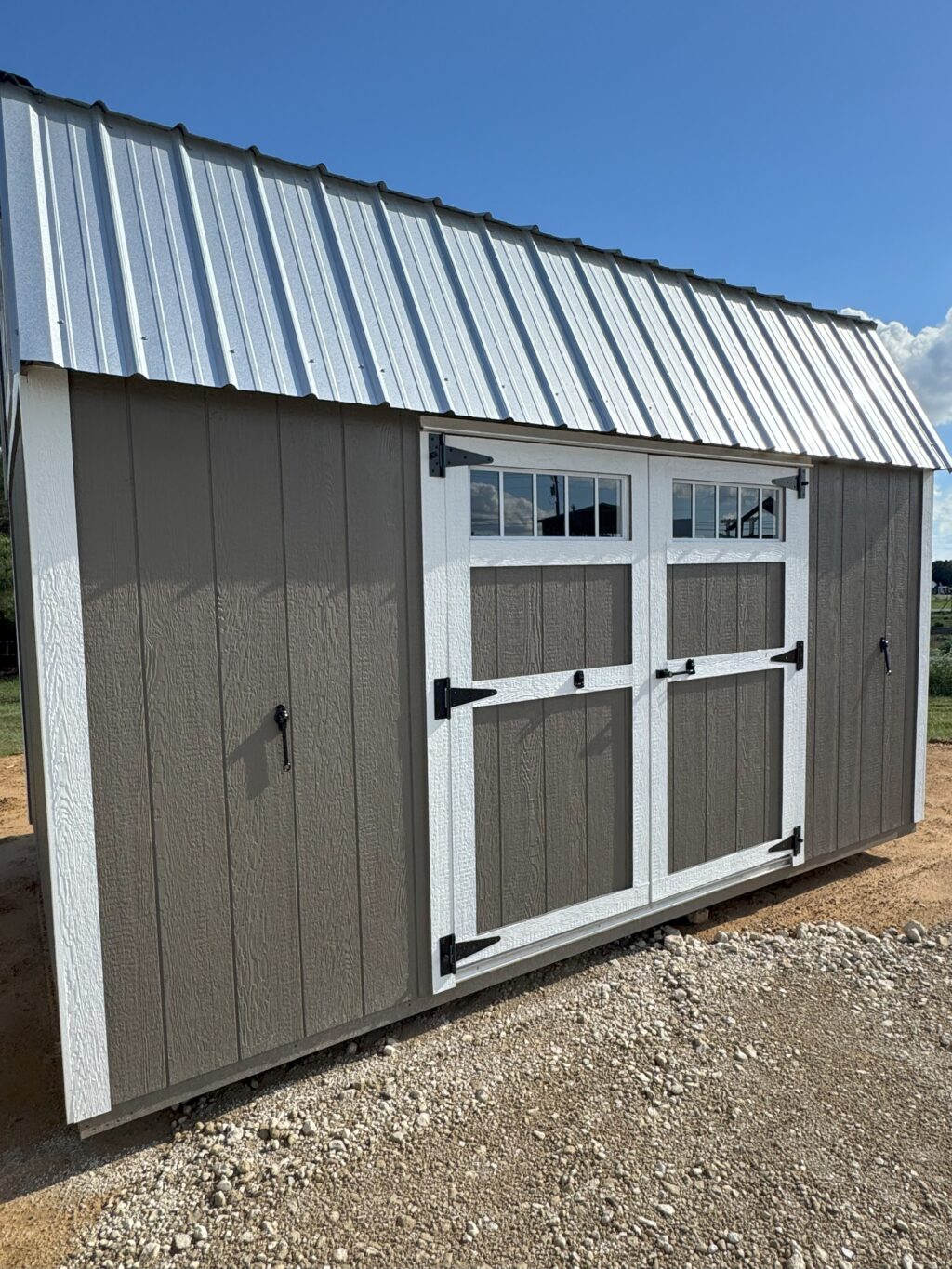 10 x 14 Lofted Barn with Side-entry, North TX. Area Only